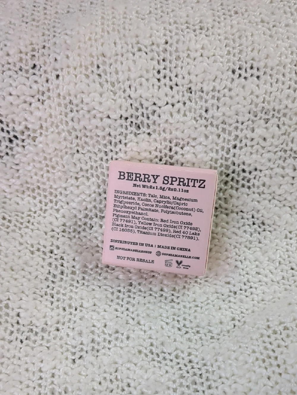 Sophia + Mabelle BERRY SPRITZ- The Stack, 2x1.5g/0.11oz